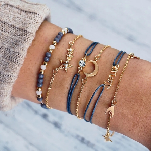 Jewelry - 6PCS boho bracelets set